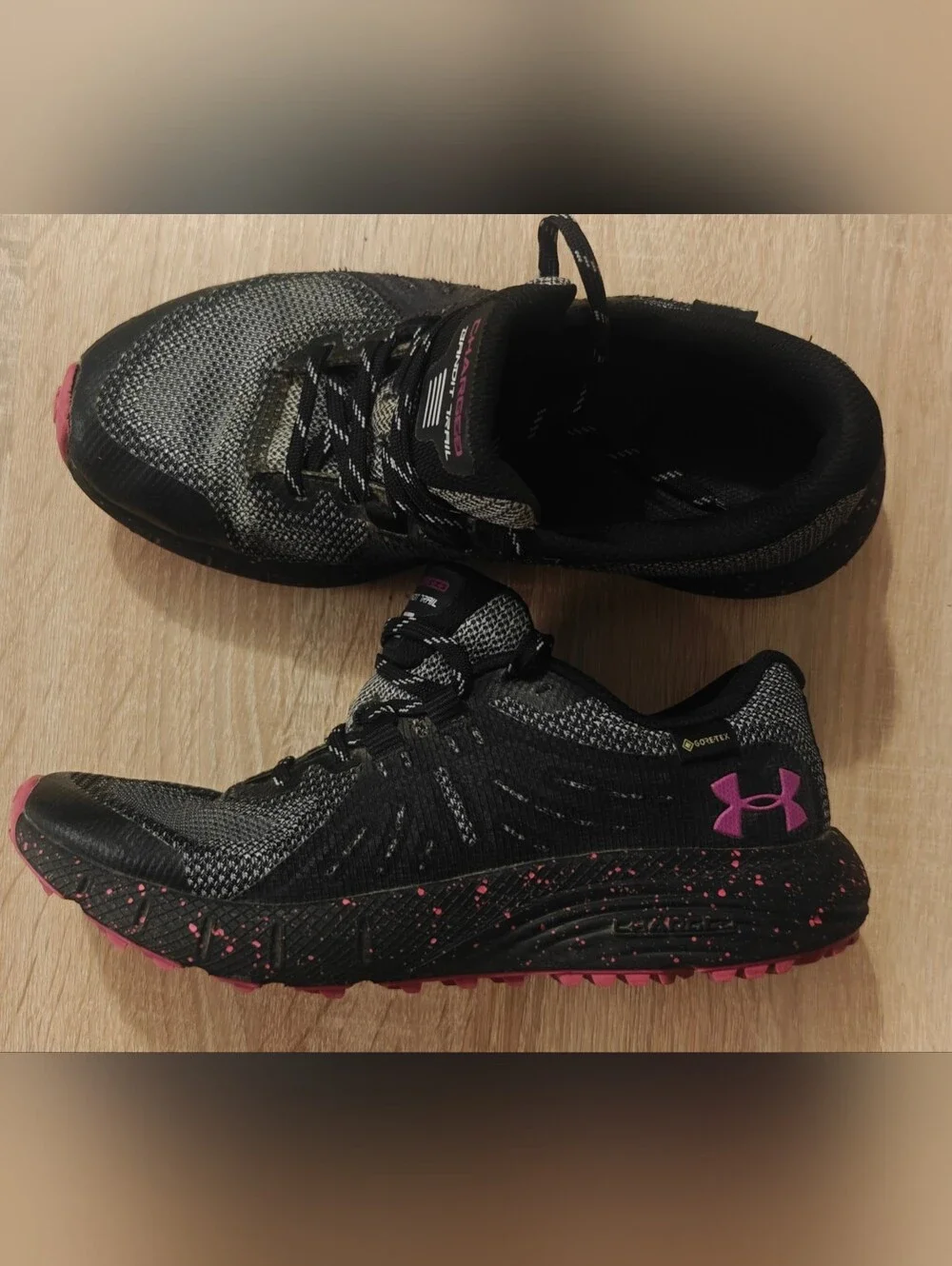 Under Armour Charged Bandit Trail GTX Gore-Tex Black Women’s Size 7 EU 38 Trail